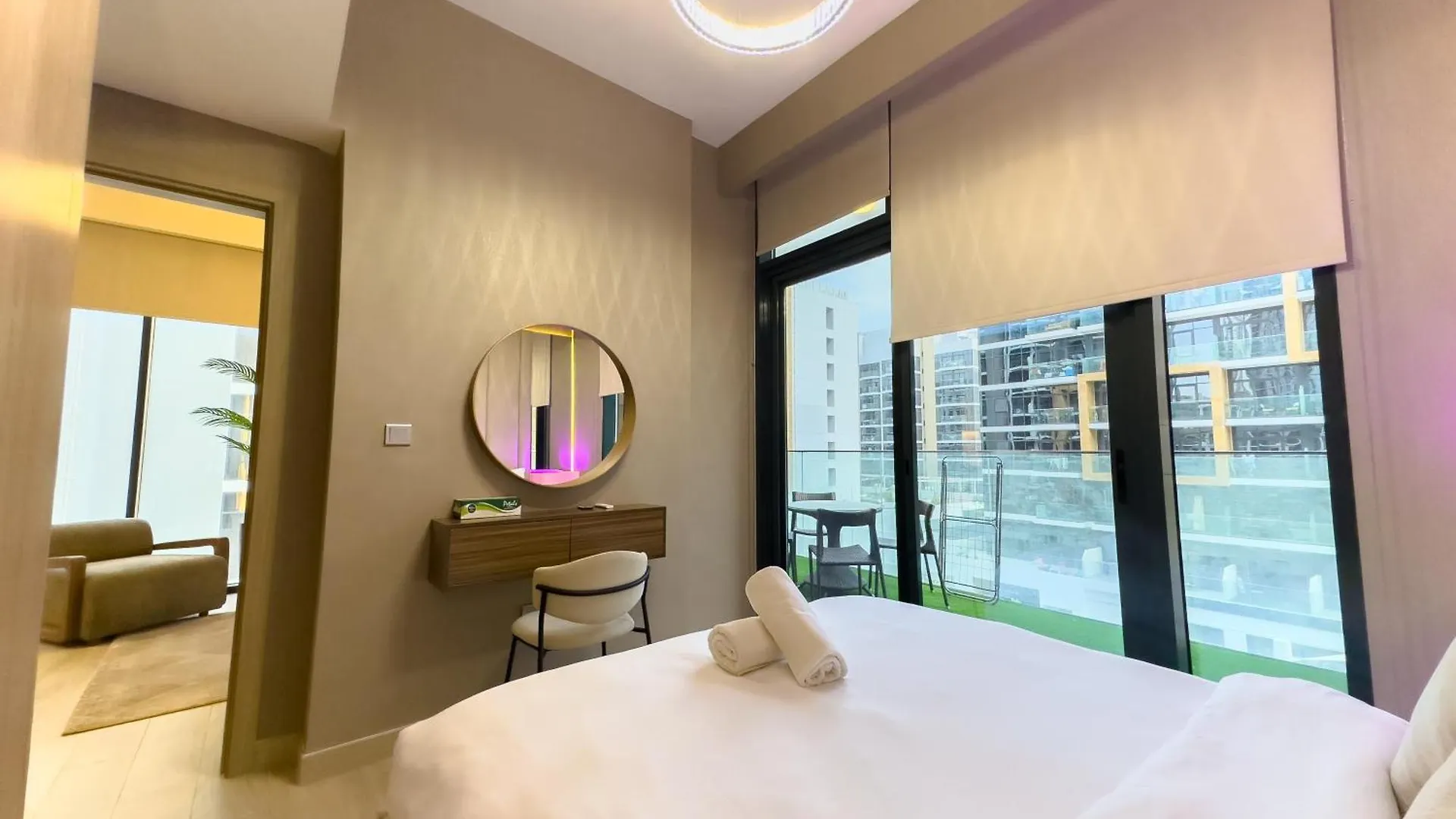 Апартаменты Pool View 1Br Modern & Stylish Дубай 0*,  ОАЭ